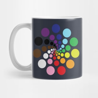 Rainbow dots Mug